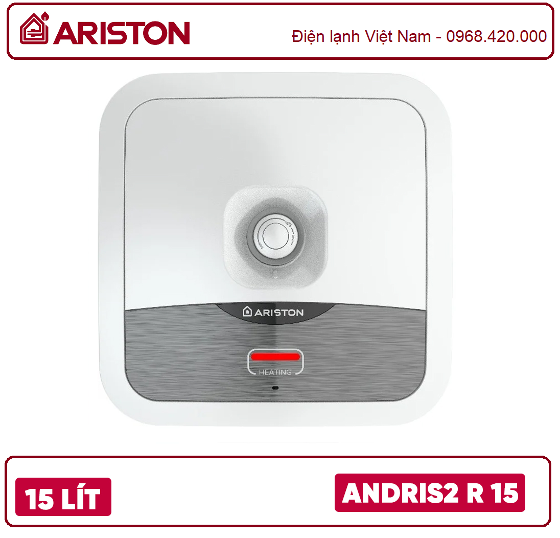 BÌNH NÓNG LẠNH ARISTON 15 Lít  ANDRIS2 R 15L