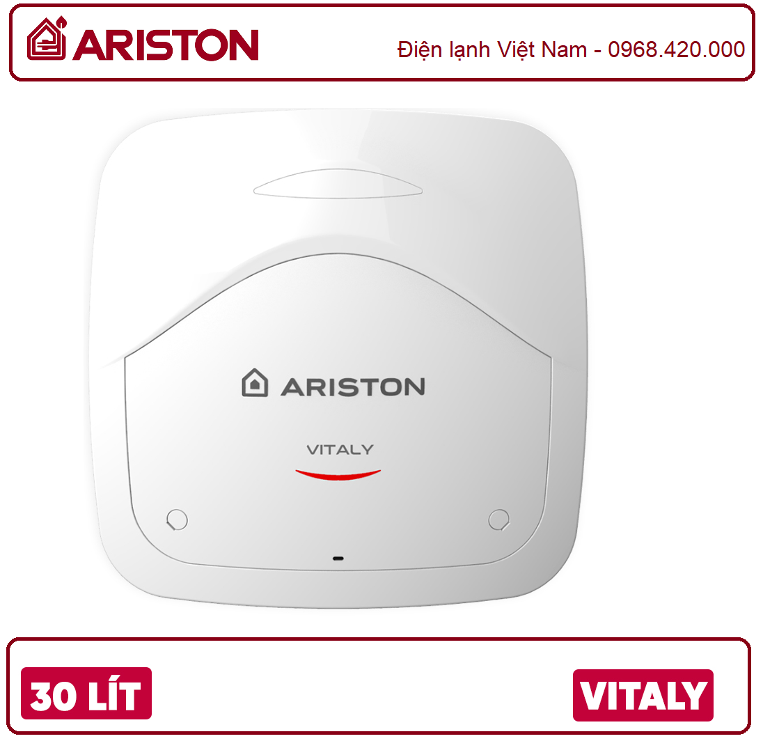 Bình nóng lạnh Ariston VITALY 30 lít (Bình vuông 30L)