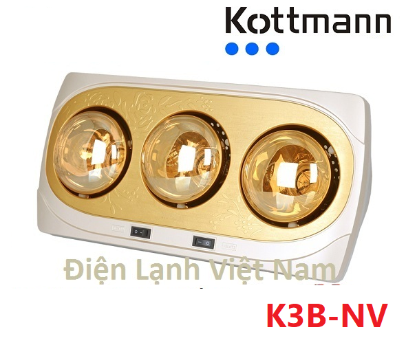 ĐÈN SƯỞI KOTTMANN 3 BÓNG  K3B-NV
